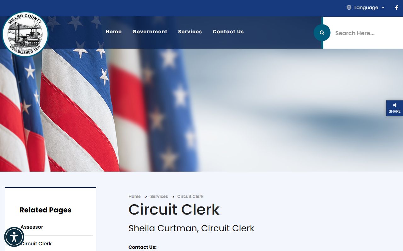Miller County Circuit Clerk court records contact information